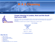 Tablet Screenshot of mascleaning.com